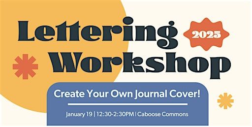 Create Your Own Journal Cover: A Hand-Lettering Workshop | Caboose Commons