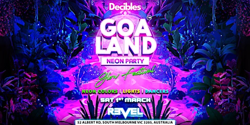 GOA LAND - Bollywood Neon Party at Revel Nightclub, Melbourne | Revel Nightclub