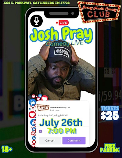 Josh Pray Comedy Show @ Jersey Hustle Comedy Club | Jersey Hustle Comedy Club