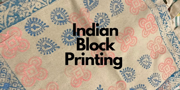 Indian Block Printing - Kirkby-in-Ashfield Library - Adult Learning | Kirkby-in-Ashfield Library
