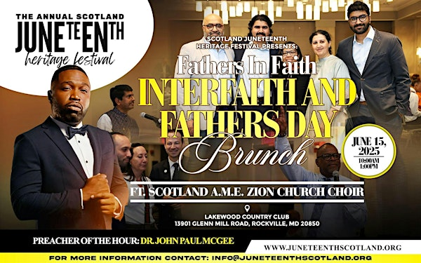 Scotland Juneteenth Heritage Festival Interfaith & Father's Day Brunch | Lakewood Country Club