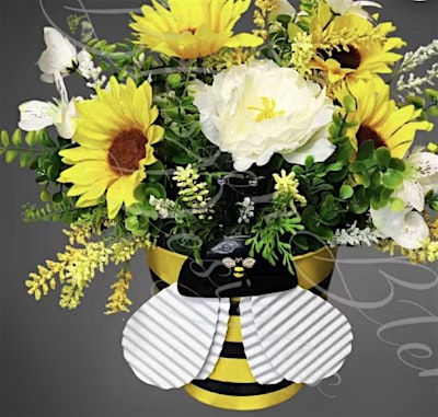 Bumble Bee Blooms in Pots--FOR KIDS | Craftspace