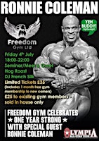 Freedom Gym - One Year Strong! Celebrating with Ronnie Coleman | Freedom Gym