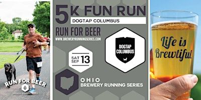 5K Beer Run x DogTap Columbus | 2025 Ohio Brewery Running Series | BrewDog DogTap Columbus