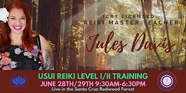 Usui Reiki Level I/II Certification with Licensed Reiki Master Jules Davis | Henry Cowell Redwoods State Park