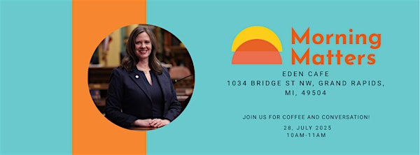Morning Matters Conversation with Rep. Carol Glanville | Eden Cafe