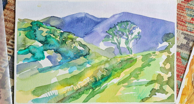 Day 1: Paint, paper, brush | 19a