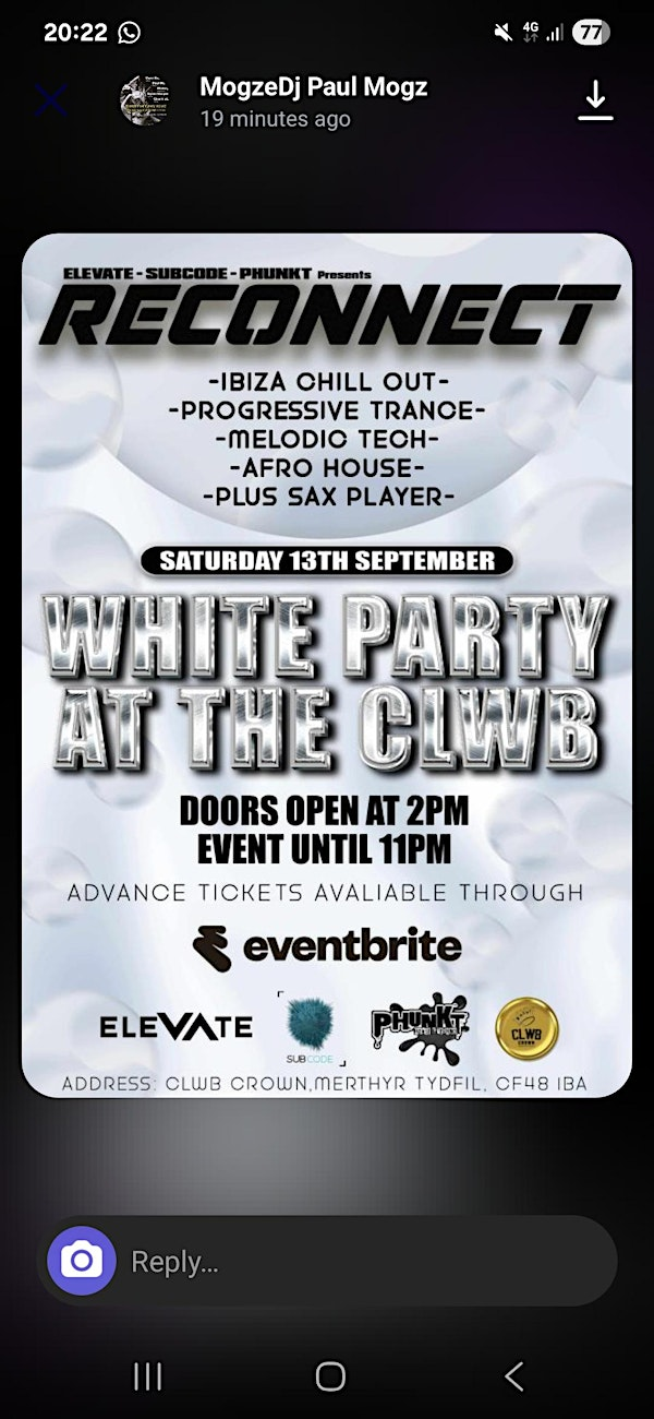 Reconnect | Clwb Crown