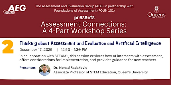 Thinking about Assessment and Evaluation and Artificial Intelligence | Duncan McArthur Hall