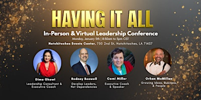 Having it all...leading yourself, your team and your company - In Person | 750 2nd St