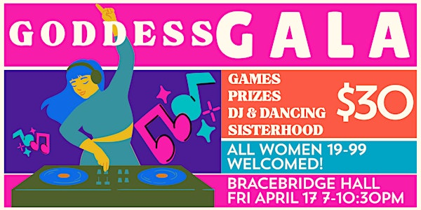 Goddess Gala | Bracebridge Hall