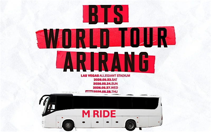 BTS CONCERT BUS from The HORSESHOE LAS VEGAS MAY 23rd, 24th, 27th and 28th. | Horseshoe Las Vegas