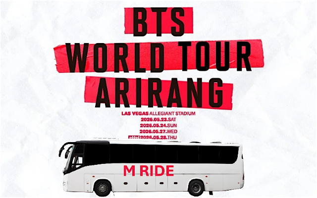 BTS CONCERT BUS from The HORSESHOE LAS VEGAS MAY 23rd, 24th, 27th and 28th. | Horseshoe Las Vegas