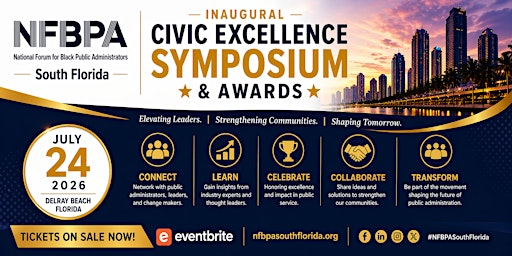 INAUGURAL Civic Excellence Symposium & Awards | ​​​​​Dr. André​​ Fladell Civic Center​