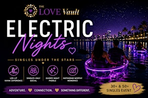 Electric Nights: LED Kayaking Singles Social Under the Stars ( 50+) | City Island Park
