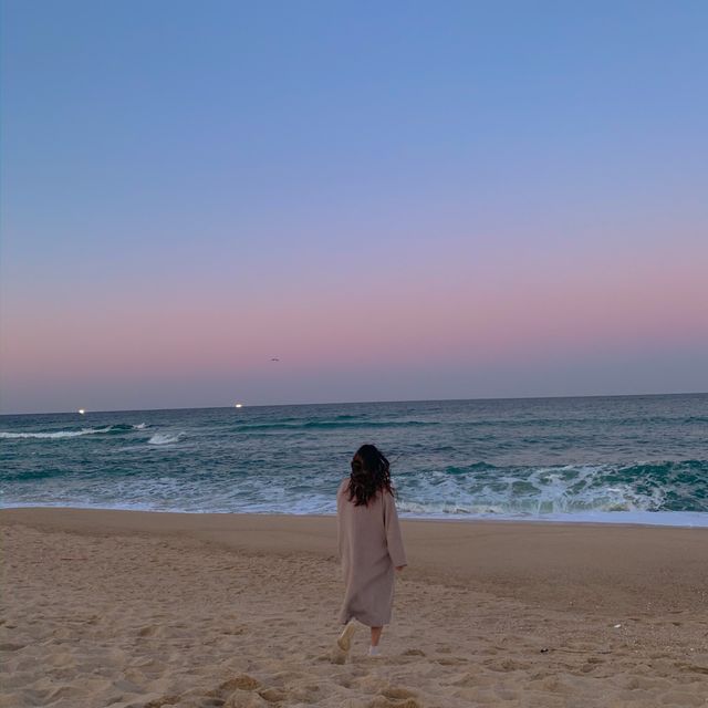 일몰이 예쁜 바다, '사천진 해변'