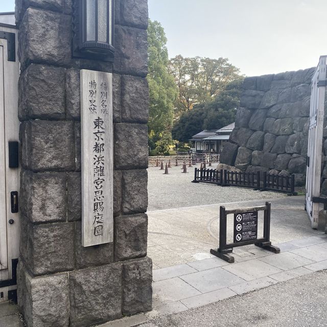 東京〝浜離宮恩賜庭園〟