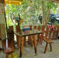 ลุงดมอาหารป่า ร้านในสวนมะพร้าว