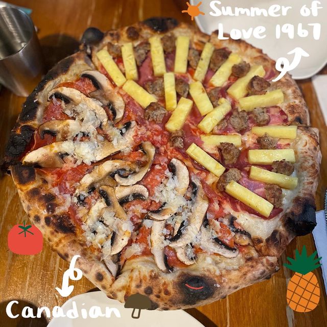 第一次食咁大咁多料嘅pizza😆