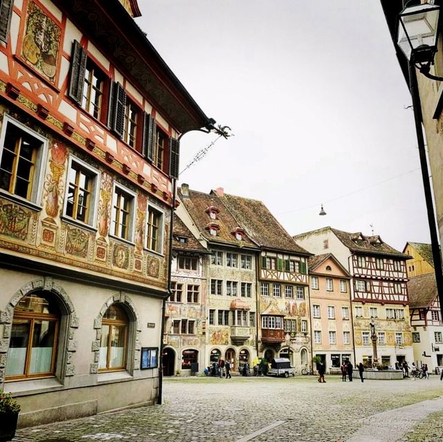 The Little Scenic Town Of Stein Am Rhein