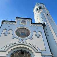 Blue and Beautiful Church of St. Elizabeth