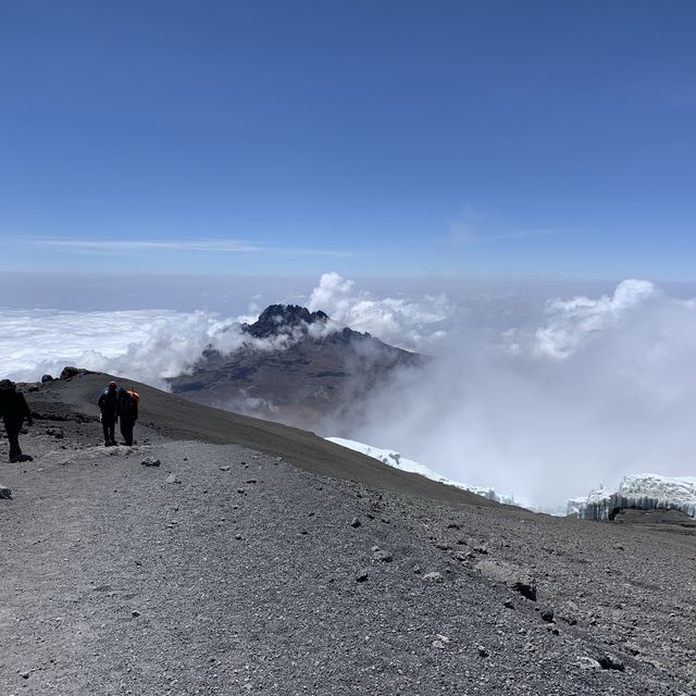 nearing the peak Kilimanjaro