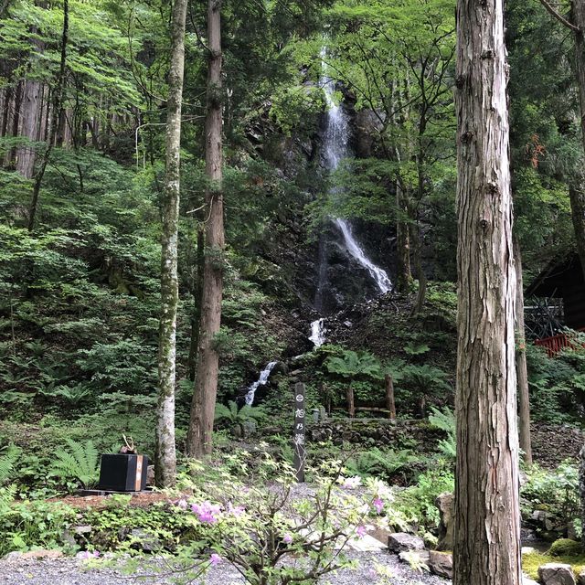 【旭の瀧】澄んだ水に心洗われ。