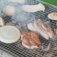 수영장이 있는 공주 캠핑장 * 세종근교맛집 르부아가든에서 바베큐 즐기기