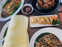 Malaysian restaurant with good ambiance inside