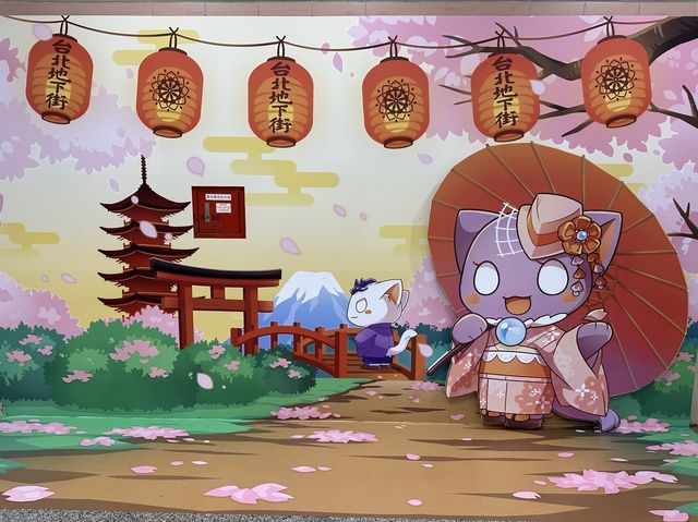 北門台北地下街特色的視覺裝飾