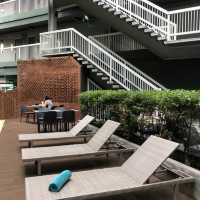 Swimming pool and gym at X Vibe Chiang Mai Decem