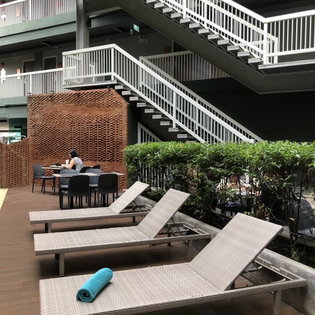 Swimming pool and gym at X Vibe Chiang Mai Decem