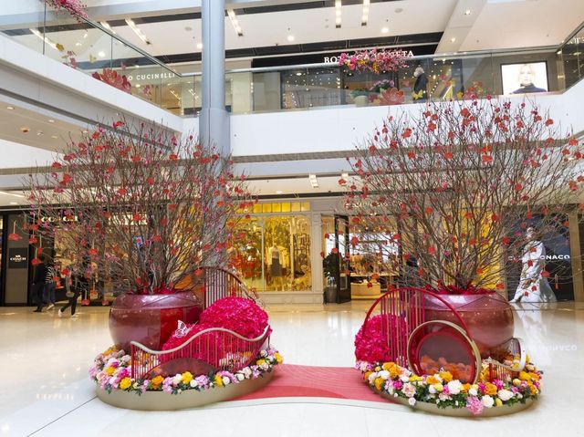 ifc商場呈獻「彩蝶錦簇庭園」新春裝置
