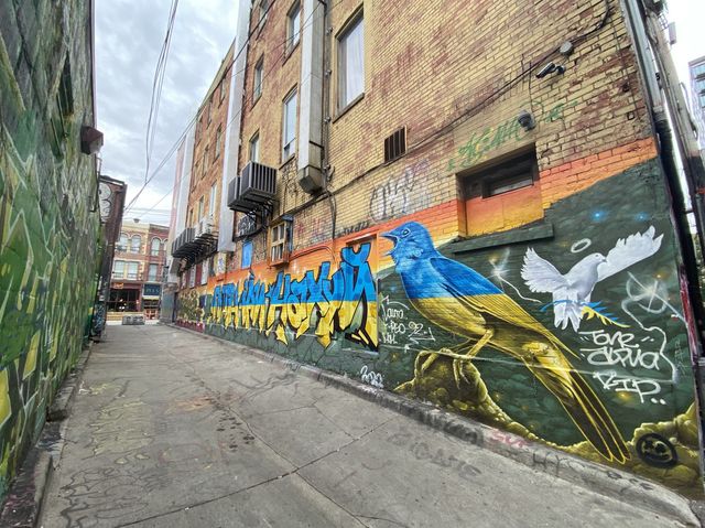 Graffiti Alley at Downtown Toronto