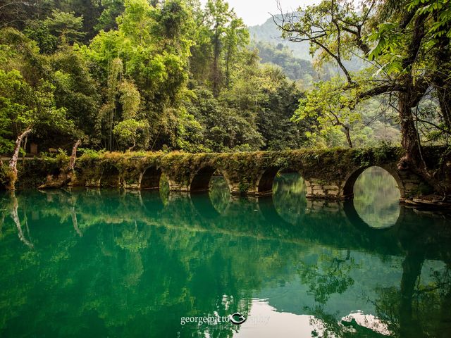 Beautiful Waterscape of Xiaoqikong@Guizhou