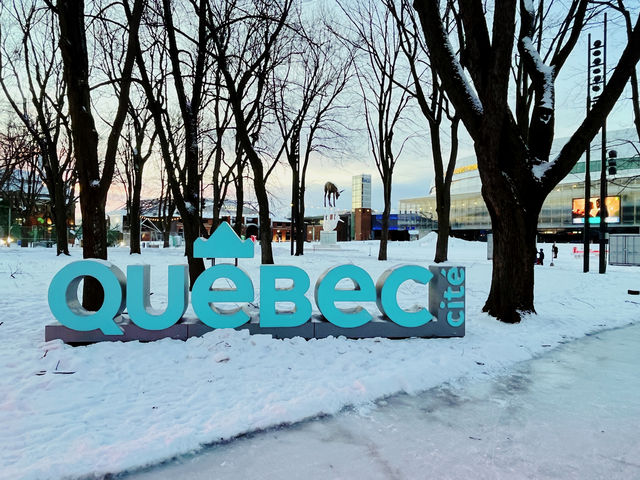 Winter fun in Quebec City.