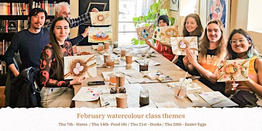 Morning Watercolours - Drop in watercolour class | Waterstones