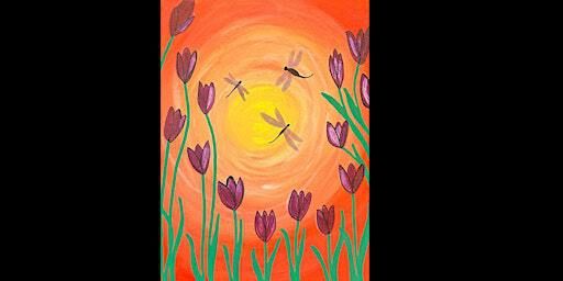 Whimsical dreamy summer - Paint and sip with Art is Endless | Fatpour Tap Works - Wicker Park