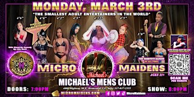Broussard, LA - Micro Maidens Dwarf Dancers @Michael's Mens Club | Michael's Mens Club