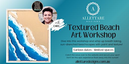 Dive into the World of Beach Texture Art with Allettare Dezigns! | Allettare Dezigns