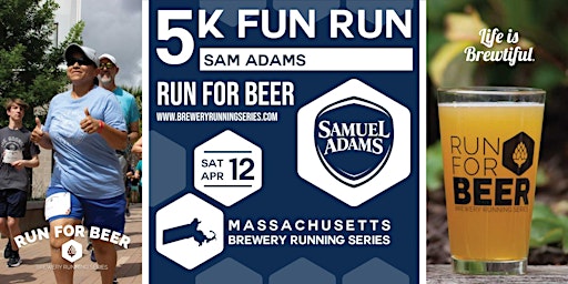 5k Beer Run x Sam Adams | 2025 MA Brewery Running Series | Samuel Adams Boston Brewery - Jamaica Plain