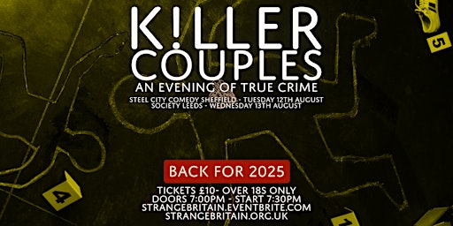 K!LLER COUPLES: An Evening of True Crime at Steel City Comedy | Steel City Comedy Club
