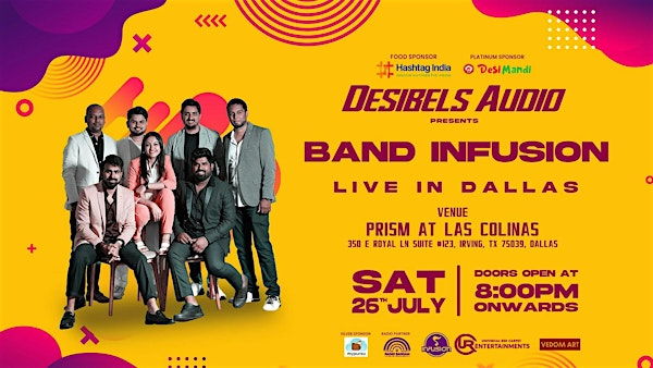 BAND INFUSION LIVE IN DALLAS | Prism LasColinas