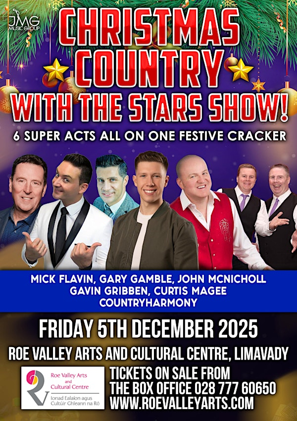 Christmas Country with the Stars Show! | Roe Valley Arts and Cultural Centre