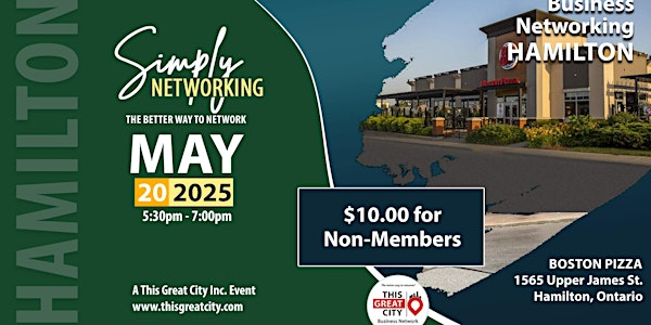 Simply Networking - Hamilton Business Networking Event | Boston Pizza