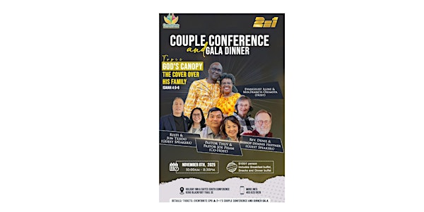 CPO&2=1's Couple Conference and Dinner Gala | 8360 Blackfoot Trl SE