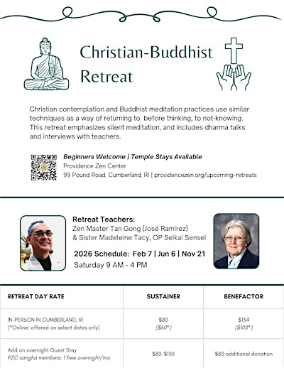 Christian Buddhist Retreat - In Person | Providence Zen Center