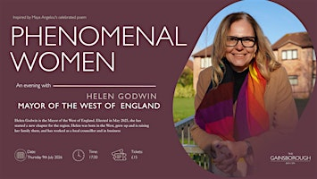Phenomenal Women: Helen Godwin, Mayor of the West of  England. | The Gainsborough Bath Spa