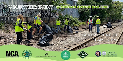 Volunteer Event at Morgan Avenue Rail Line | 125 Morgan Ave
