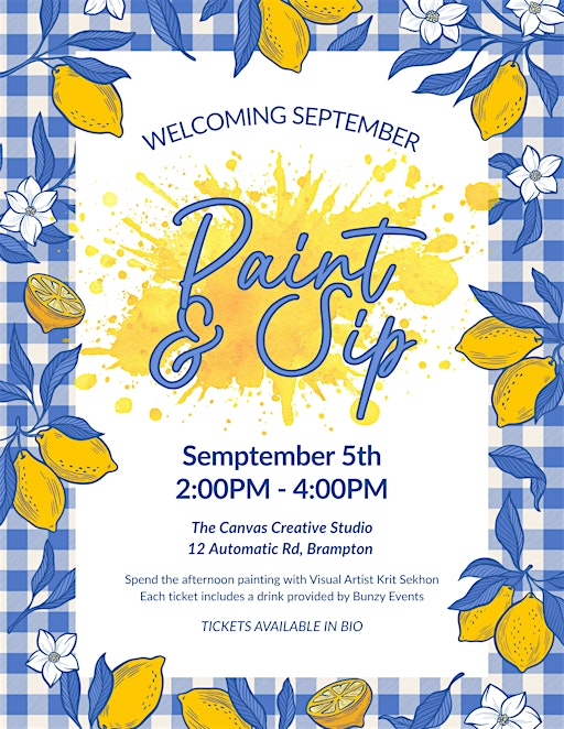 Paint and Sip at The Canvas | The Canvas Creative Studio